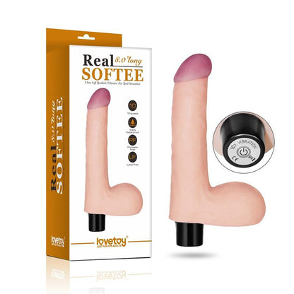 LOVETOY - VIBRADOR REAL SOFTEE 8 NATURAL