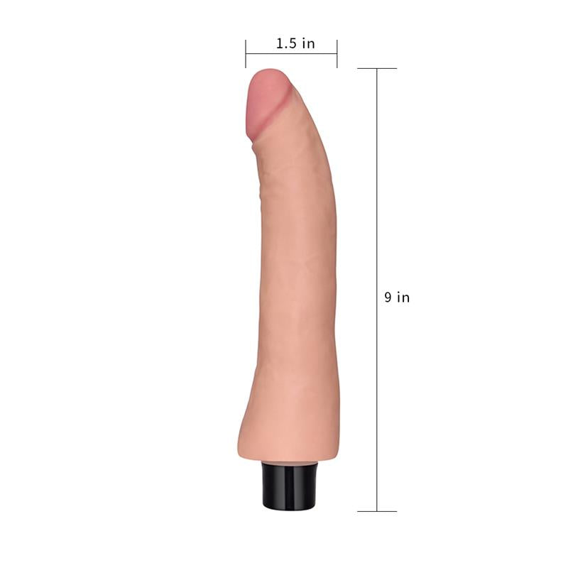 LOVETOY - VIBRADOR REAL SOFTEE 9 NATURAL