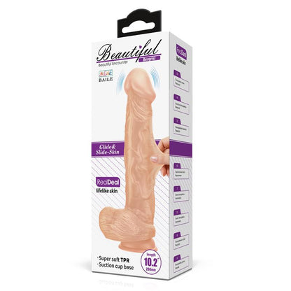 BAILE - VIBRADOR REALISTA 10.2 CONTROL REMOTO