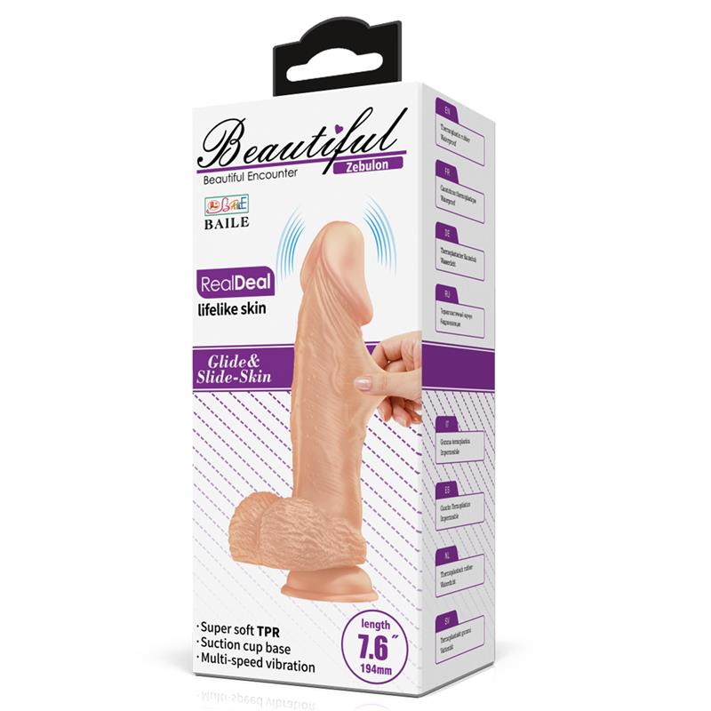 BAILE - VIBRADOR REALISTA 7,6 CONTROL REMOTO