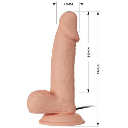 BAILE - VIBRADOR REALISTA 7,6 CONTROL REMOTO