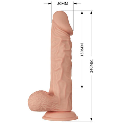BAILE - VIBRADOR REALISTA 9.4 CONTROL REMOTO