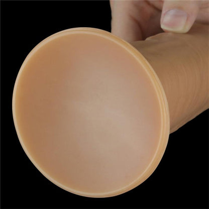 LOVETOY - VIBRADOR REALISTA CON ROTACIÓN DOBLE CAPA 10