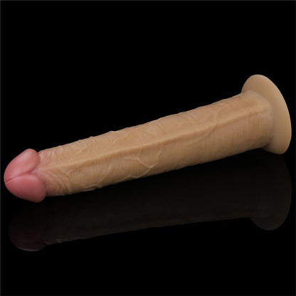 LOVETOY - VIBRADOR REALISTA CON ROTACIÓN DOBLE CAPA 10