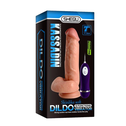 SHEQU - VIBRADOR REALISTA CONTROL REMOTO KASSADIN 17.5 CM