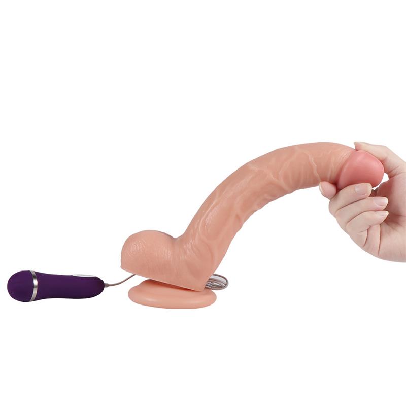 SHEQU - VIBRADOR REALISTA CONTROL REMOTO OPTIMUS 28 CM