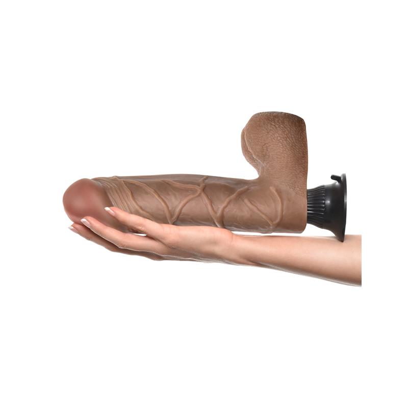 REAL FEEL DELUXE - VIBRADOR REALISTA NO. 10 25,4 CM BRONCEADO