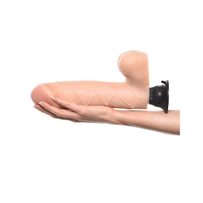 REAL FEEL DELUXE - VIBRADOR REALISTA NO. 10 25,4 CM NATURAL