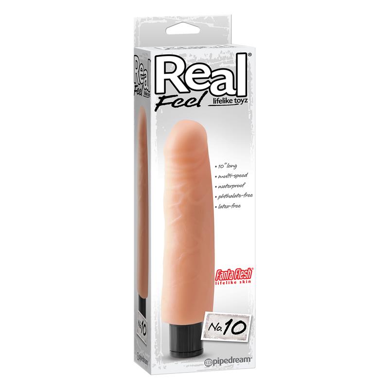 REAL FEEL - VIBRADOR REALISTA NO. 10 NATURAL