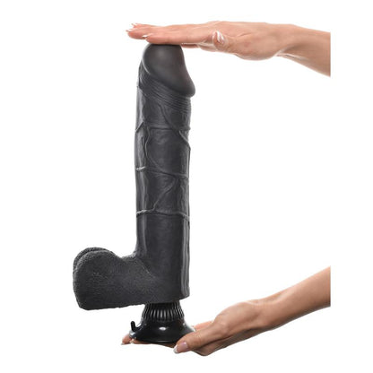 REAL FEEL DELUXE - VIBRADOR REALISTA NO. 11 28 CM NEGRO