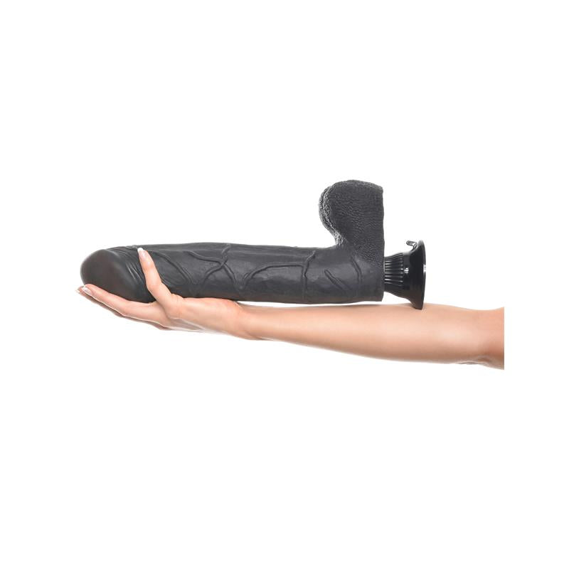 REAL FEEL DELUXE - VIBRADOR REALISTA NO. 12 30,5 CM NEGRO