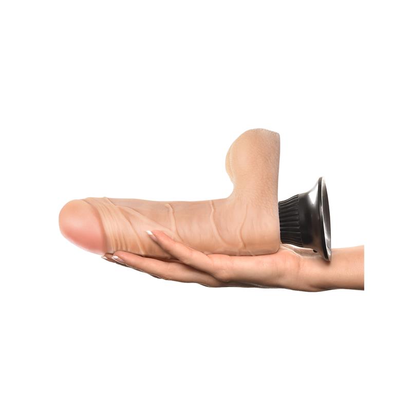REAL FEEL DELUXE - VIBRADOR REALISTA NO. 4 19 CM NATURAL