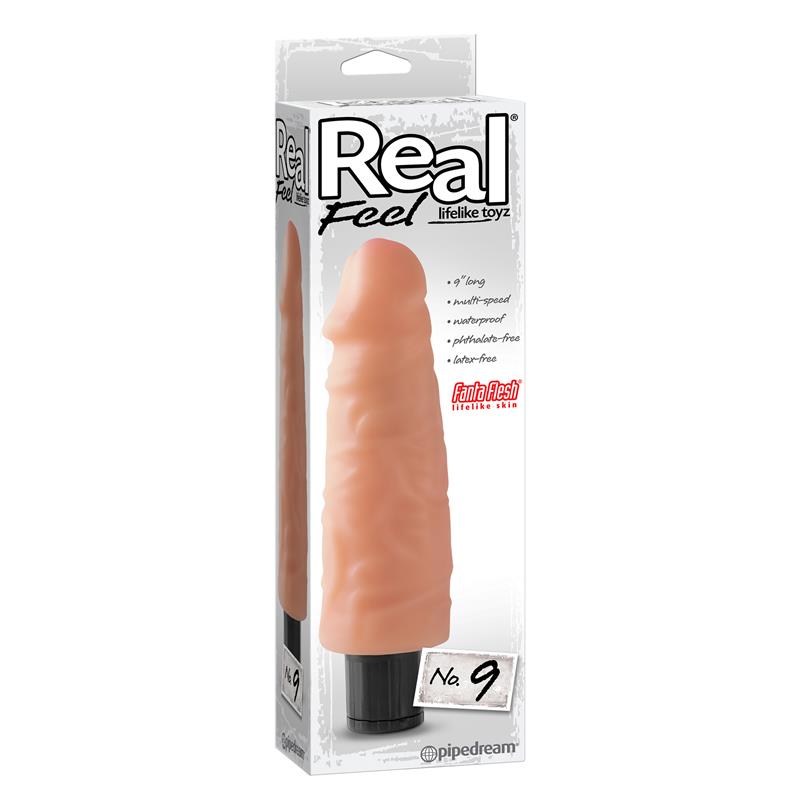 REAL FEEL - VIBRADOR REALISTA NO. 9 NATURAL