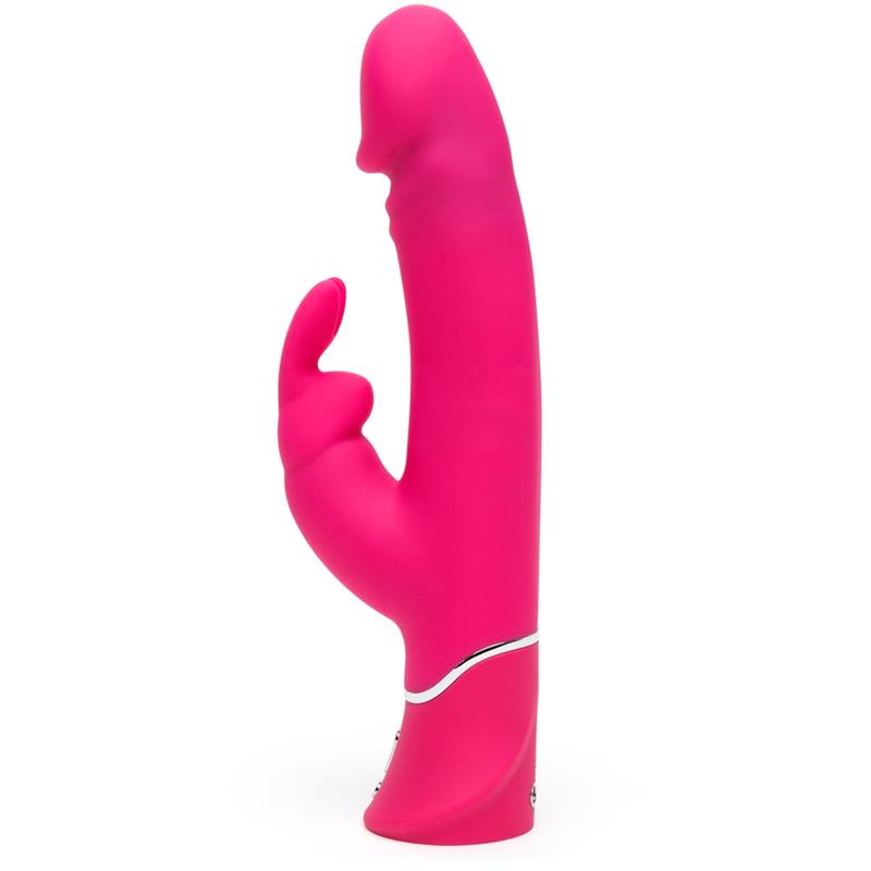 HAPPY RABBIT - VIBRADOR REALISTIC DUAL DENSITY RABBIT ROSA