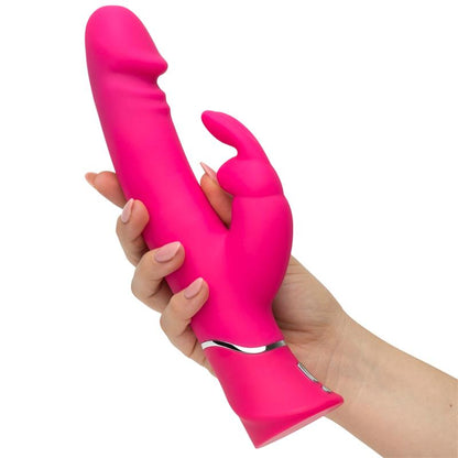 HAPPY RABBIT - VIBRADOR REALISTIC DUAL DENSITY RABBIT ROSA