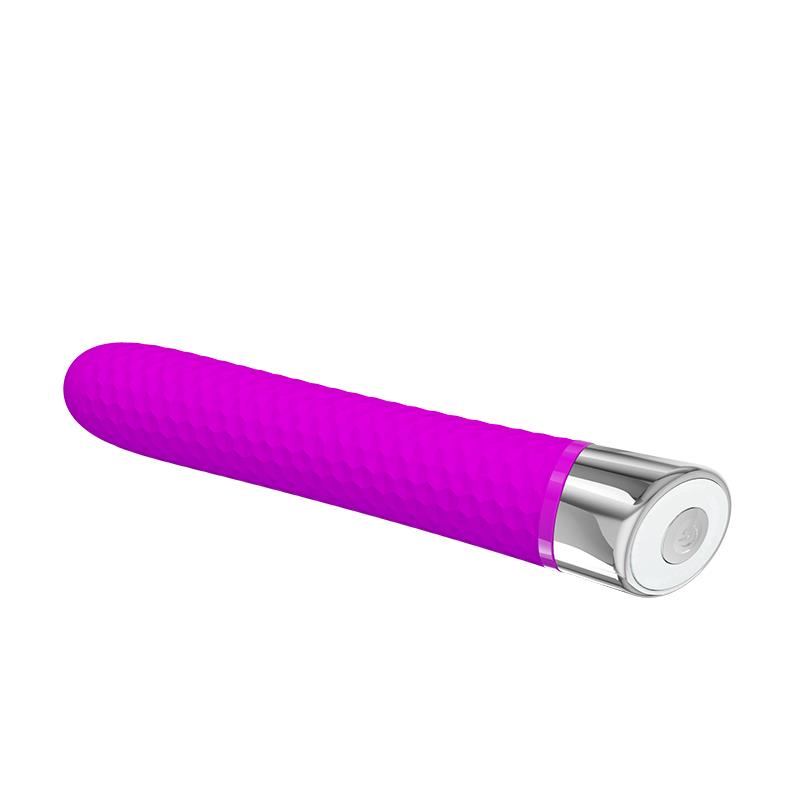 PRETTYLOVE - VIBRADOR REGINALD SILICONA PURPURA