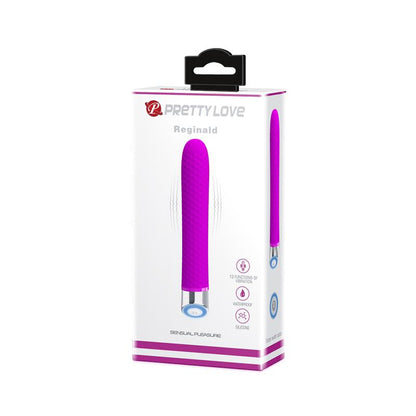 PRETTYLOVE - VIBRADOR REGINALD SILICONA PURPURA