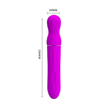 PRETTYLOVE - VIBRADOR ROTADOR ABRAHAM PÚRPURA