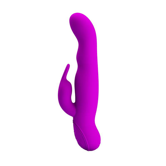 PRETTYLOVE - VIBRADOR ROTADOR MYSTIC COLOR PÚRPURA
