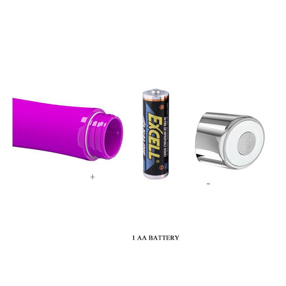 PRETTYLOVE - VIBRADOR SAMPSON SILICONA PURPURA