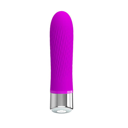 PRETTYLOVE - VIBRADOR SEBASTIAN SILICONA PURPURA