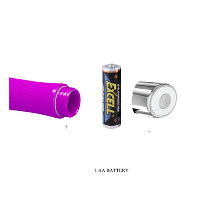 PRETTYLOVE - VIBRADOR SEBASTIAN SILICONA PURPURA