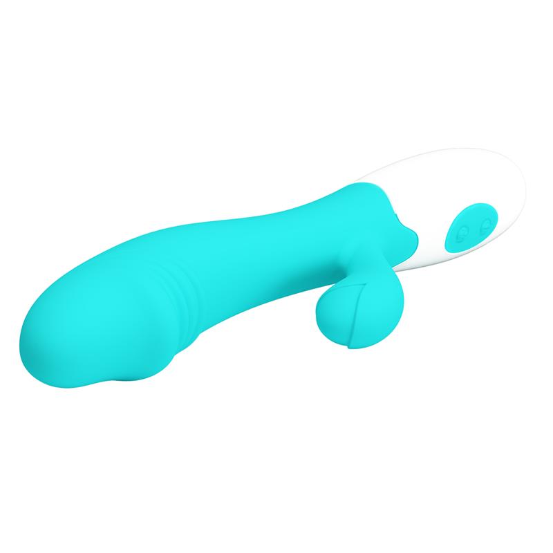 PRETTYLOVE - VIBRADOR SNAPPY 30 FUNCIONES AZUL