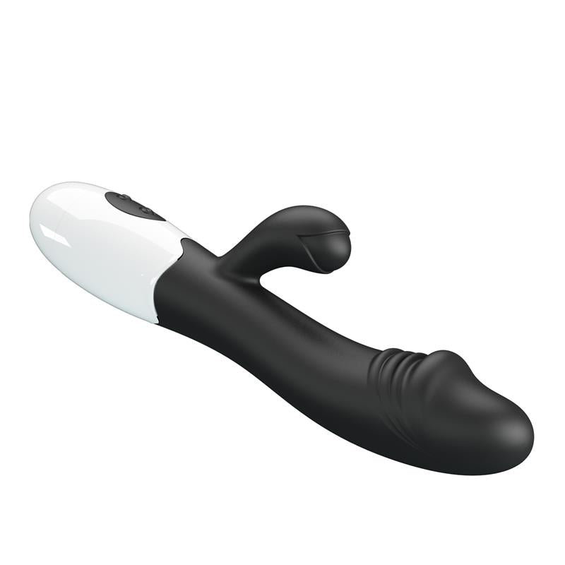 PRETTYLOVE - VIBRADOR SNAPPY 30 FUNCIONES NEGRO