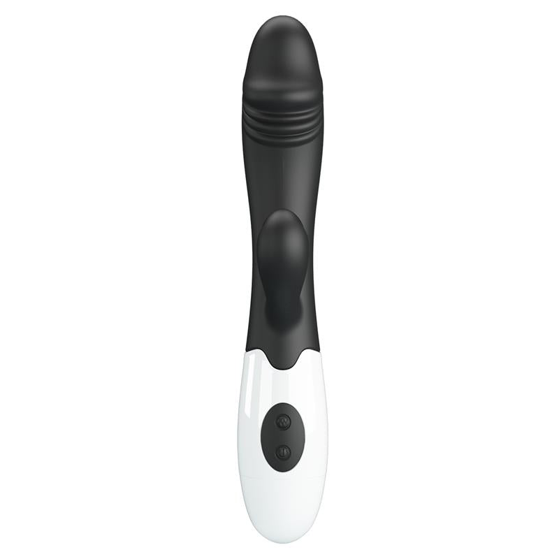 PRETTYLOVE - VIBRADOR SNAPPY 30 FUNCIONES NEGRO