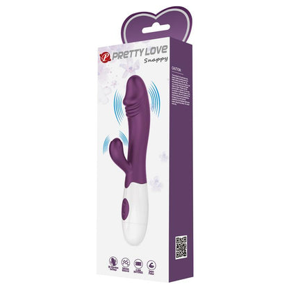 PRETTYLOVE - VIBRADOR SNAPPY 30 FUNCIONES PÚRPURA