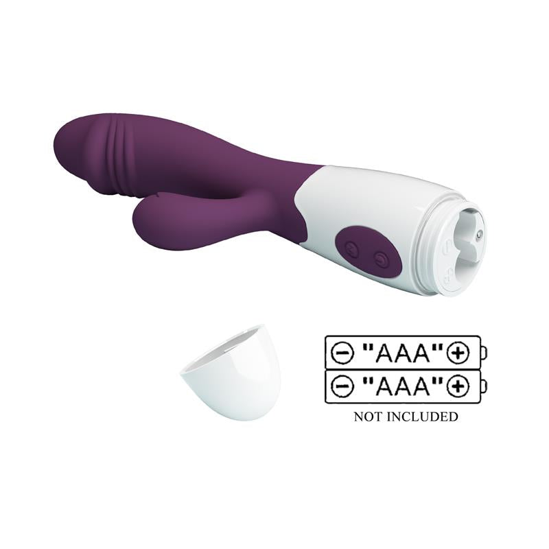 PRETTYLOVE - VIBRADOR SNAPPY 30 FUNCIONES PÚRPURA