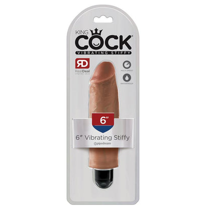 KING COCK - VIBRADOR STIFFY 6 BRONCEADO