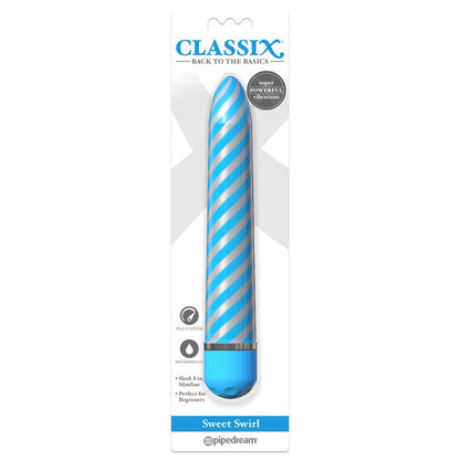 CLASSIX - VIBRADOR SWEET SWIRL AZUL