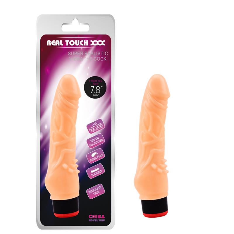 CHISA - VIBRADOR T-SKIN 7.8" NATURAL