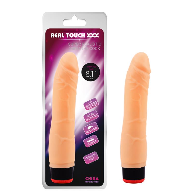 CHISA - VIBRADOR T-SKIN 8.1 NATURAL