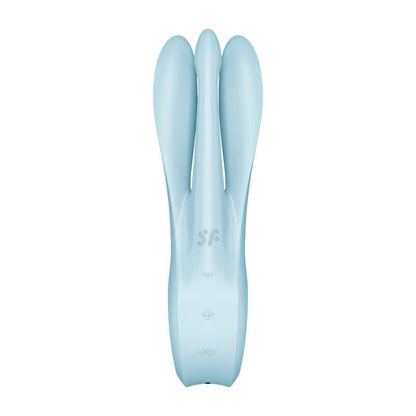 SATISFYER - VIBRADOR THREESOME 1 LIGHT AZUL