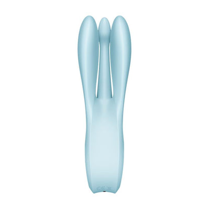 SATISFYER - VIBRADOR THREESOME 1 LIGHT AZUL