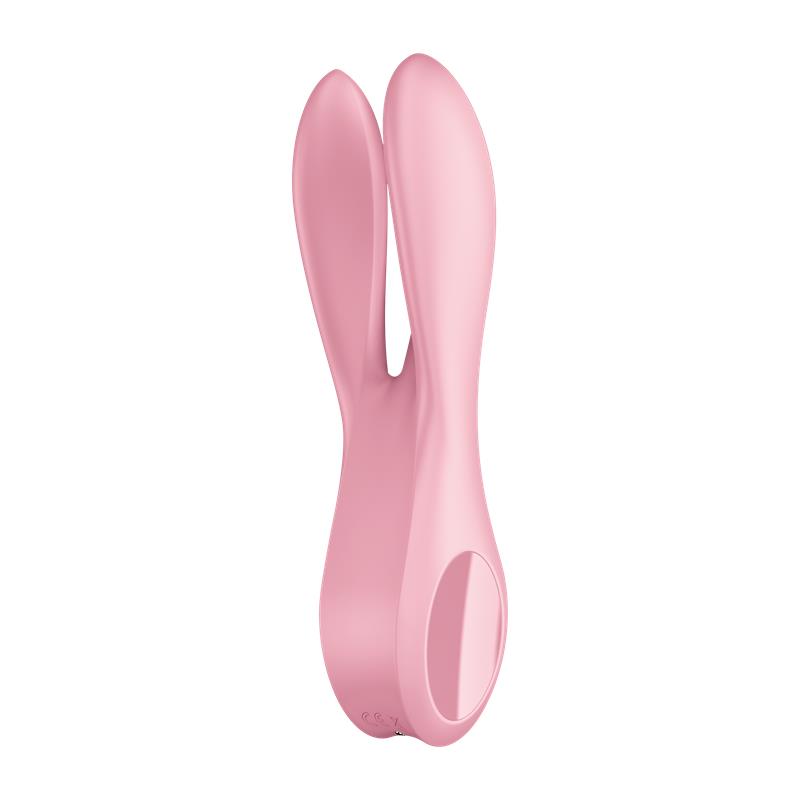 SATISFYER - VIBRADOR THREESOME 1 ROSA