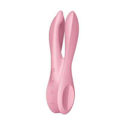 SATISFYER - VIBRADOR THREESOME 1 ROSA