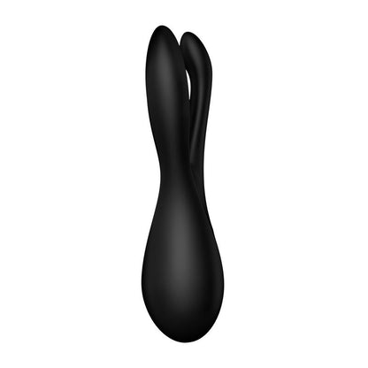SATISFYER - VIBRADOR THREESOME 2 NEGRO