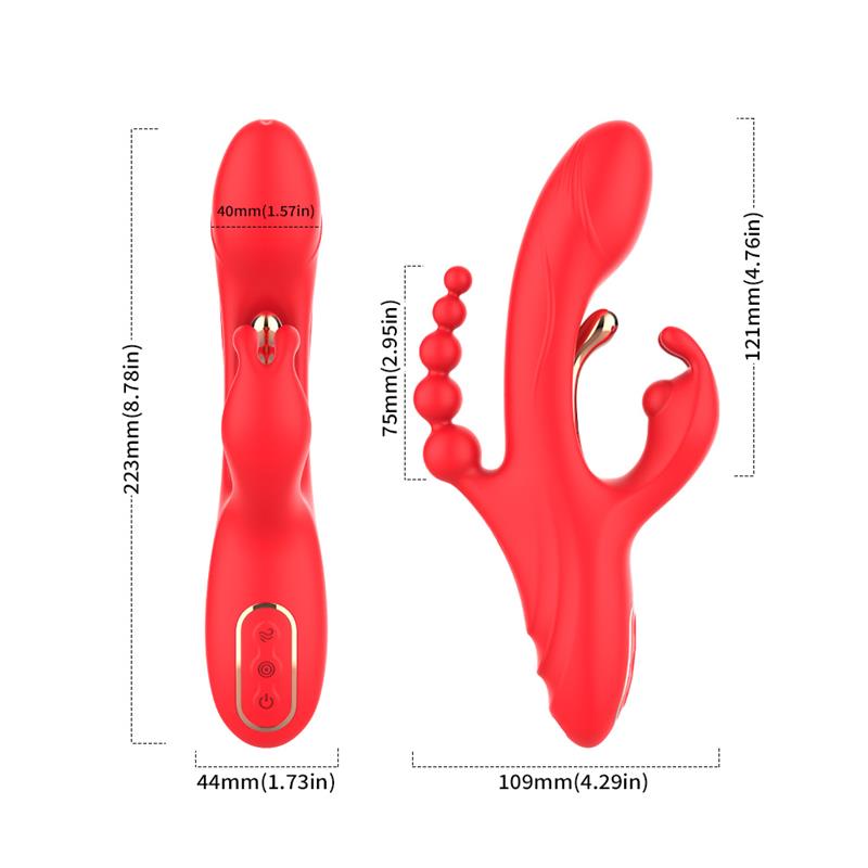 URBAN SKY - VIBRADOR TICKLER CON CADENA ANAL