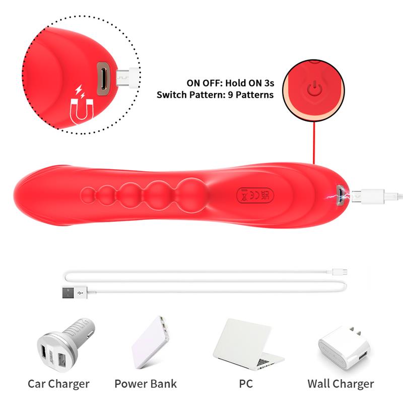 URBAN SKY - VIBRADOR TICKLER CON CADENA ANAL