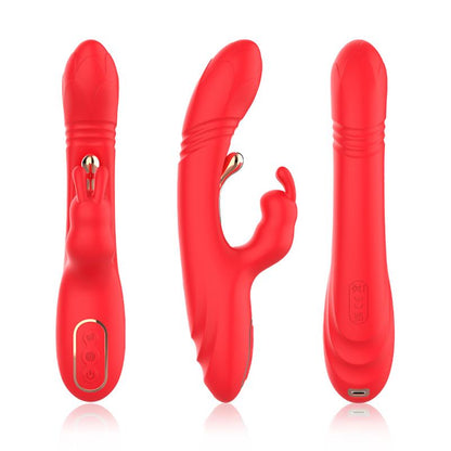 URBAN SKY - VIBRADOR TICKLER CON THRUSTING SILICONA LÍQUIDA