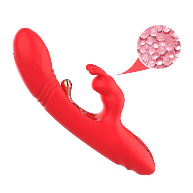 URBAN SKY - VIBRADOR TICKLER CON THRUSTING SILICONA LÍQUIDA