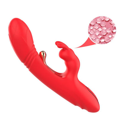 URBAN SKY - VIBRADOR TICKLER CON THRUSTING SILICONA LÍQUIDA