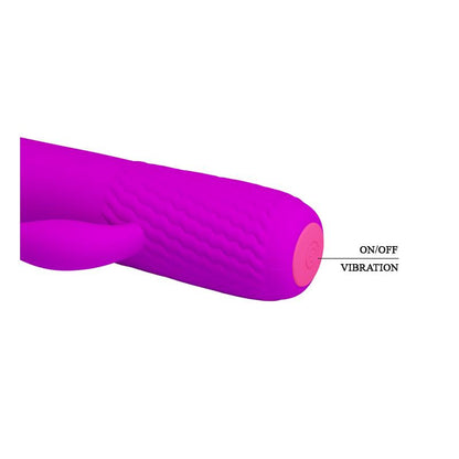 PRETTYLOVE - VIBRADOR TIM USB SILICONA PURPURA