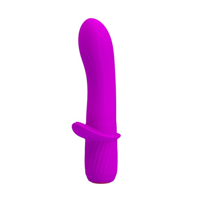 PRETTYLOVE - VIBRADOR TROY USB SILICONE PURPURA