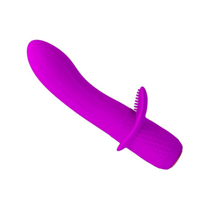 PRETTYLOVE - VIBRADOR TROY USB SILICONE PURPURA