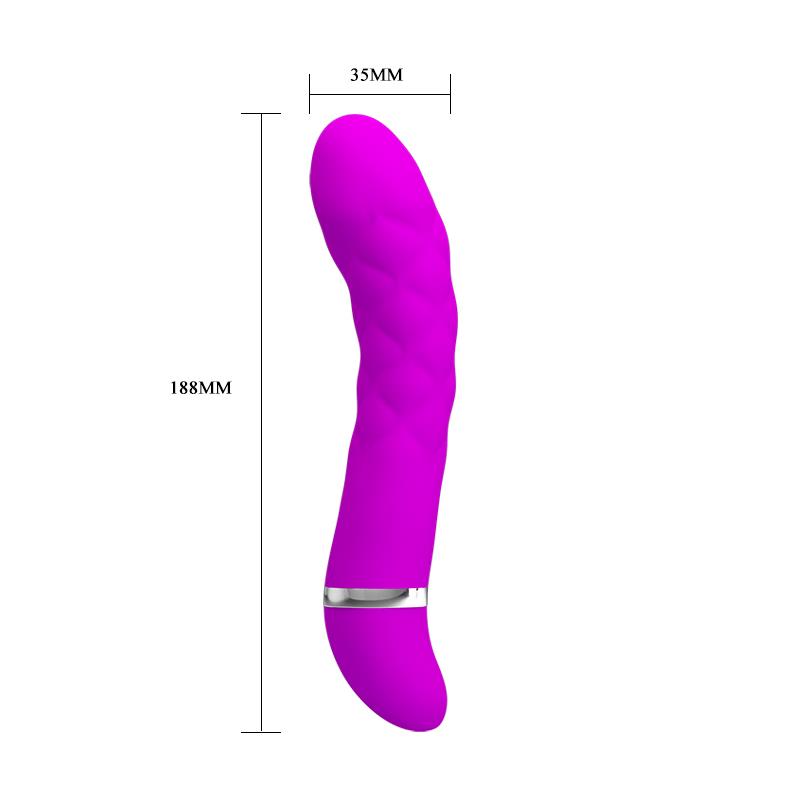 PRETTYLOVE - VIBRADOR TRUDA SILICONA 18.8 X 3.5 CM