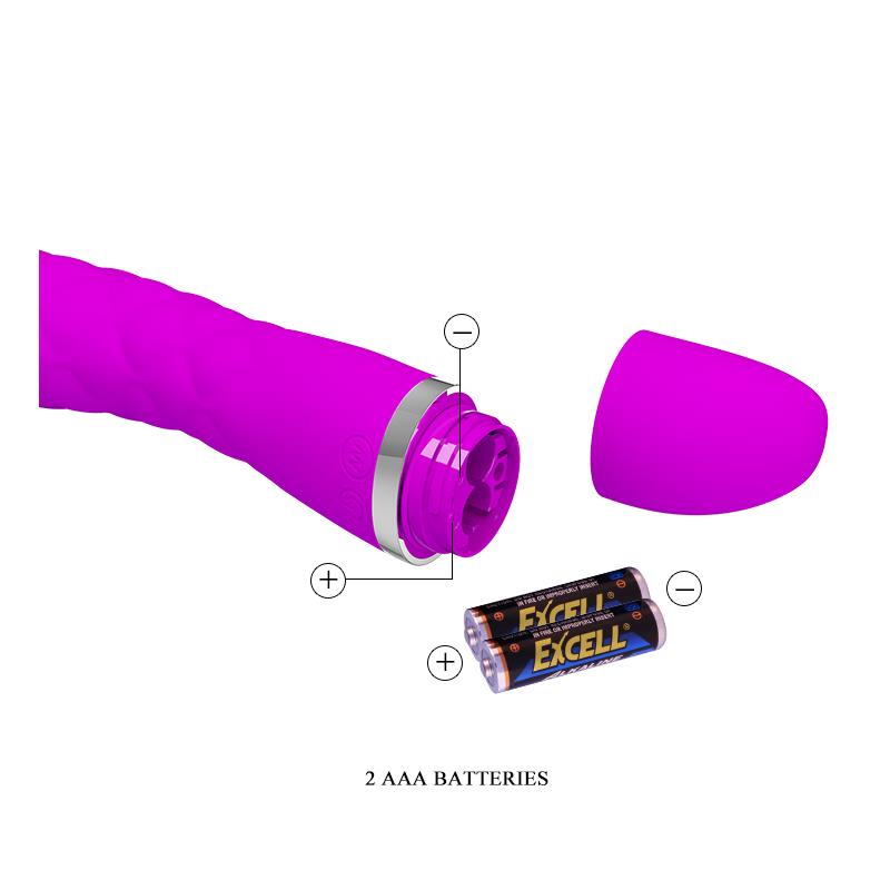 PRETTYLOVE - VIBRADOR TRUDA SILICONA 18.8 X 3.5 CM